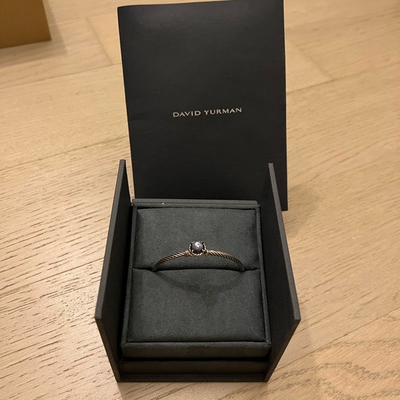 Black Orchid David Yurman Classic Bangle Bracelet - Picture 2 of 8